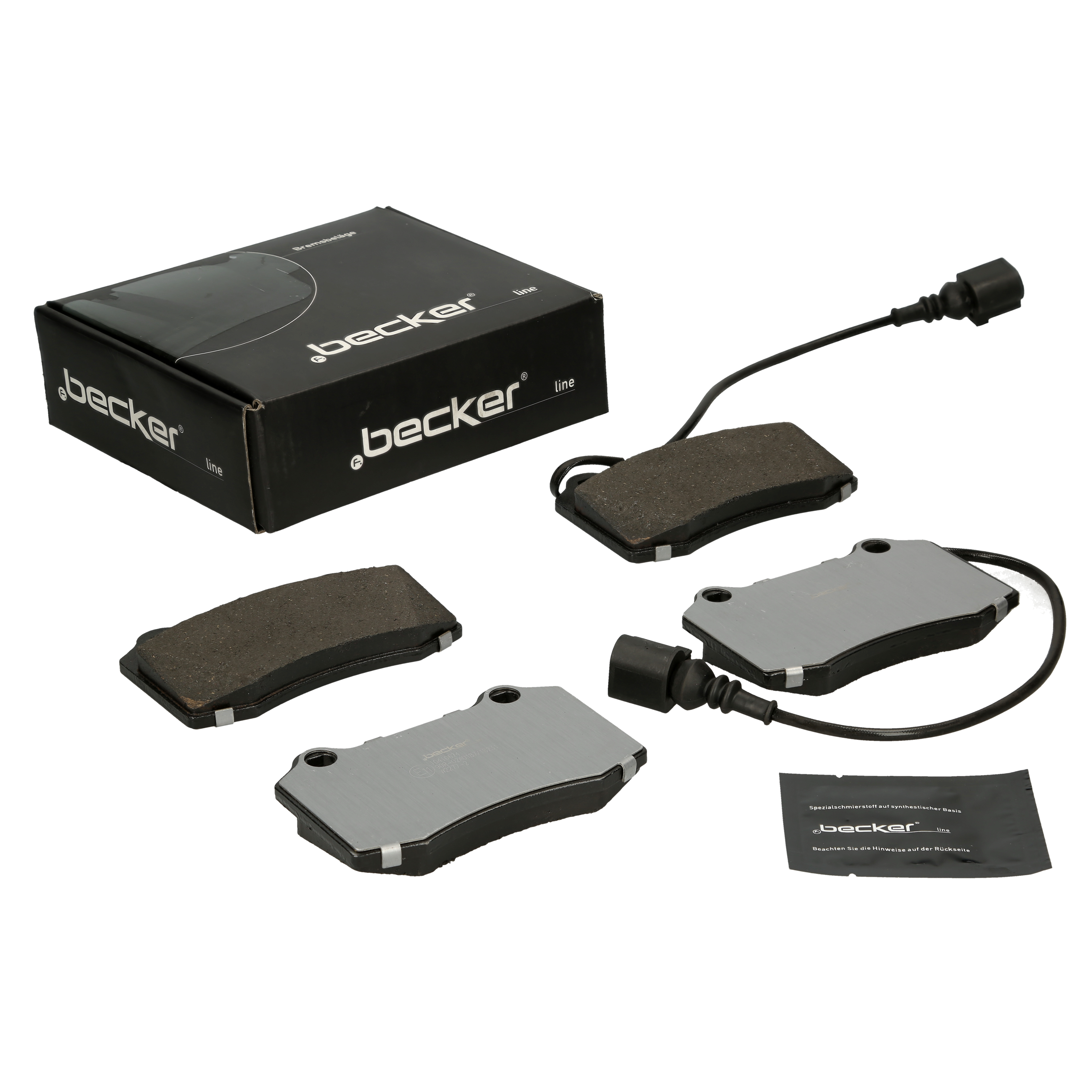 Bremsbelagsatz, Scheibenbremse | f.becker_line (104 10674)