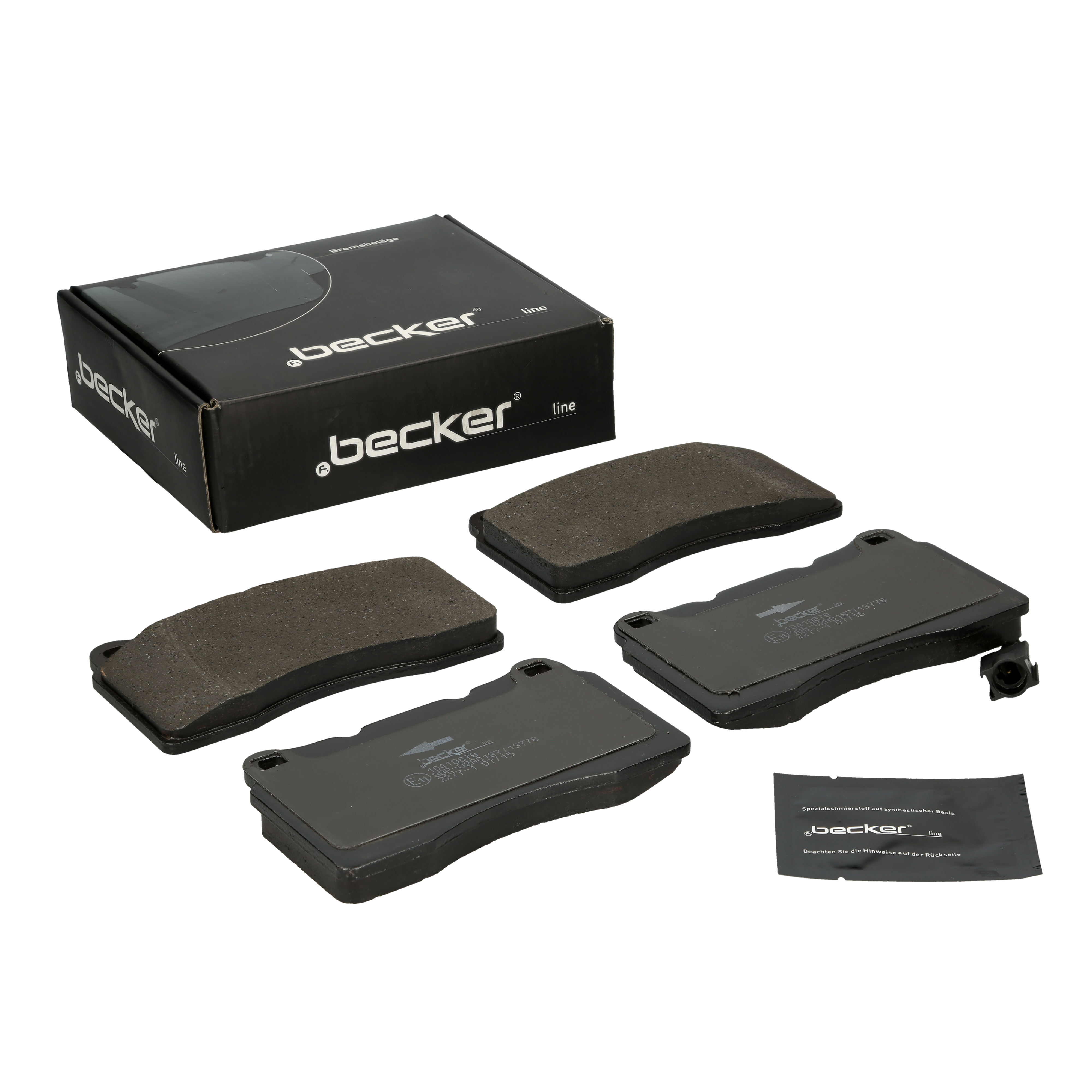 Bremsbelagsatz, Scheibenbremse | f.becker_line (104 10679)
