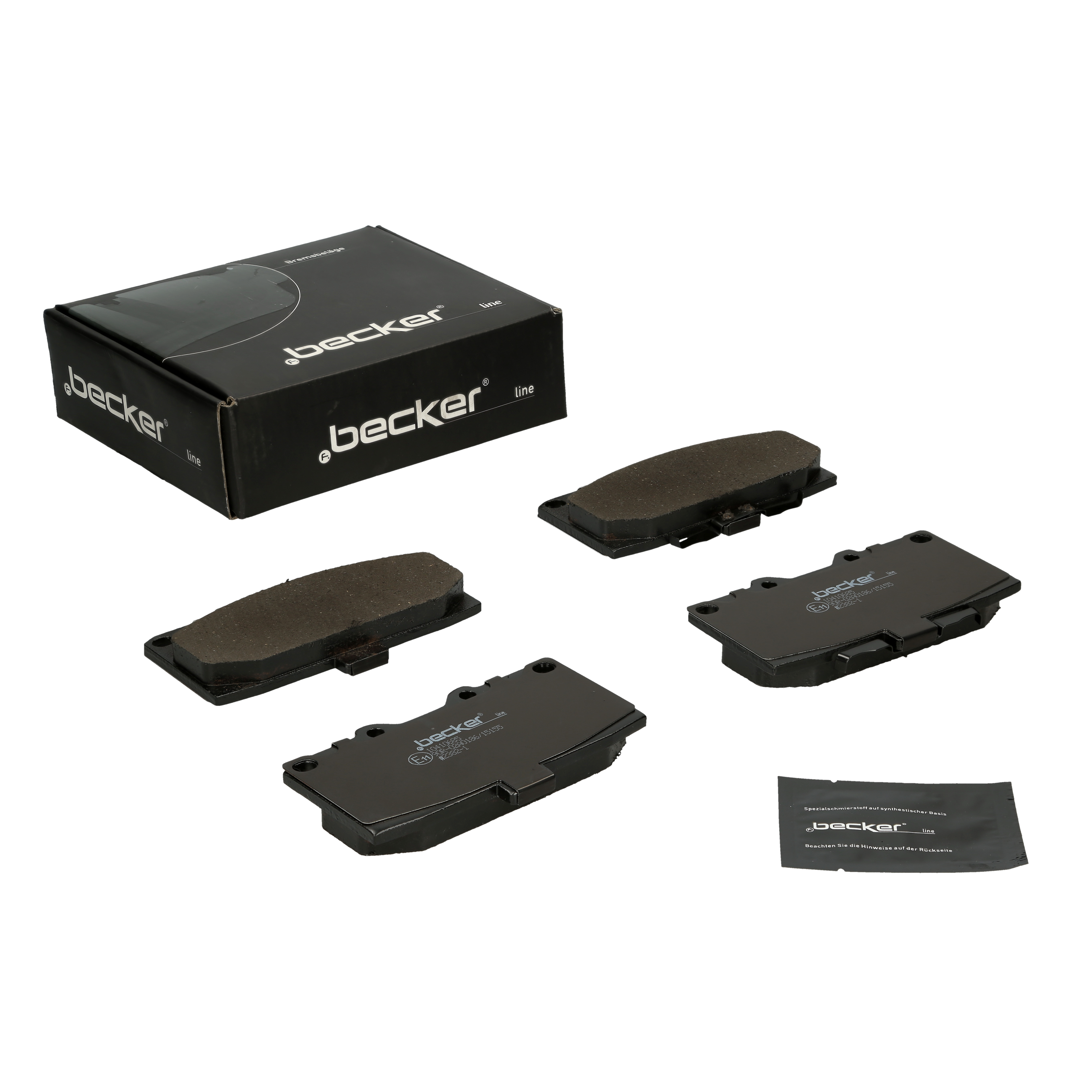 Bremsbelagsatz, Scheibenbremse | f.becker_line (104 10685)