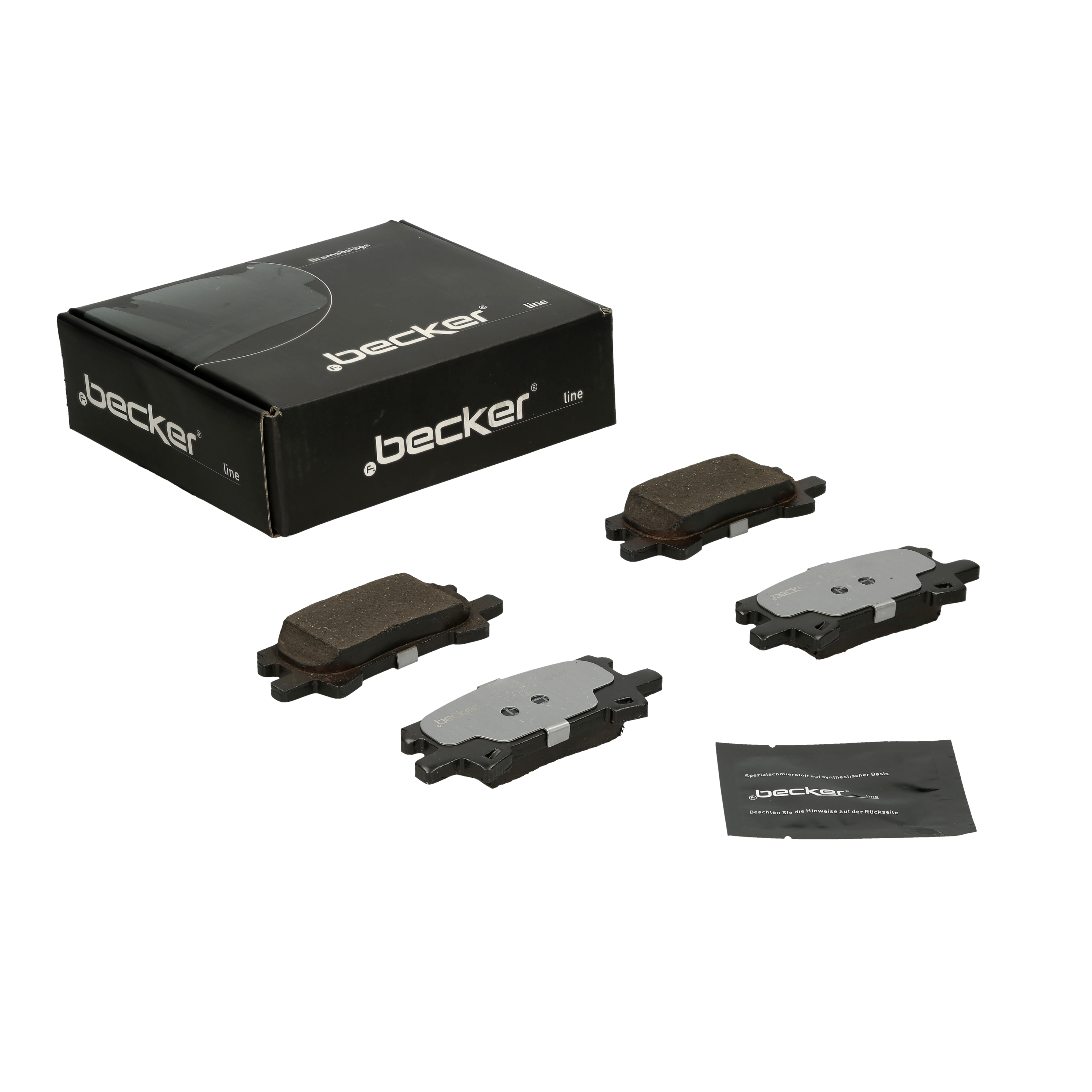 Bremsbelagsatz, Scheibenbremse | f.becker_line (104 10686)