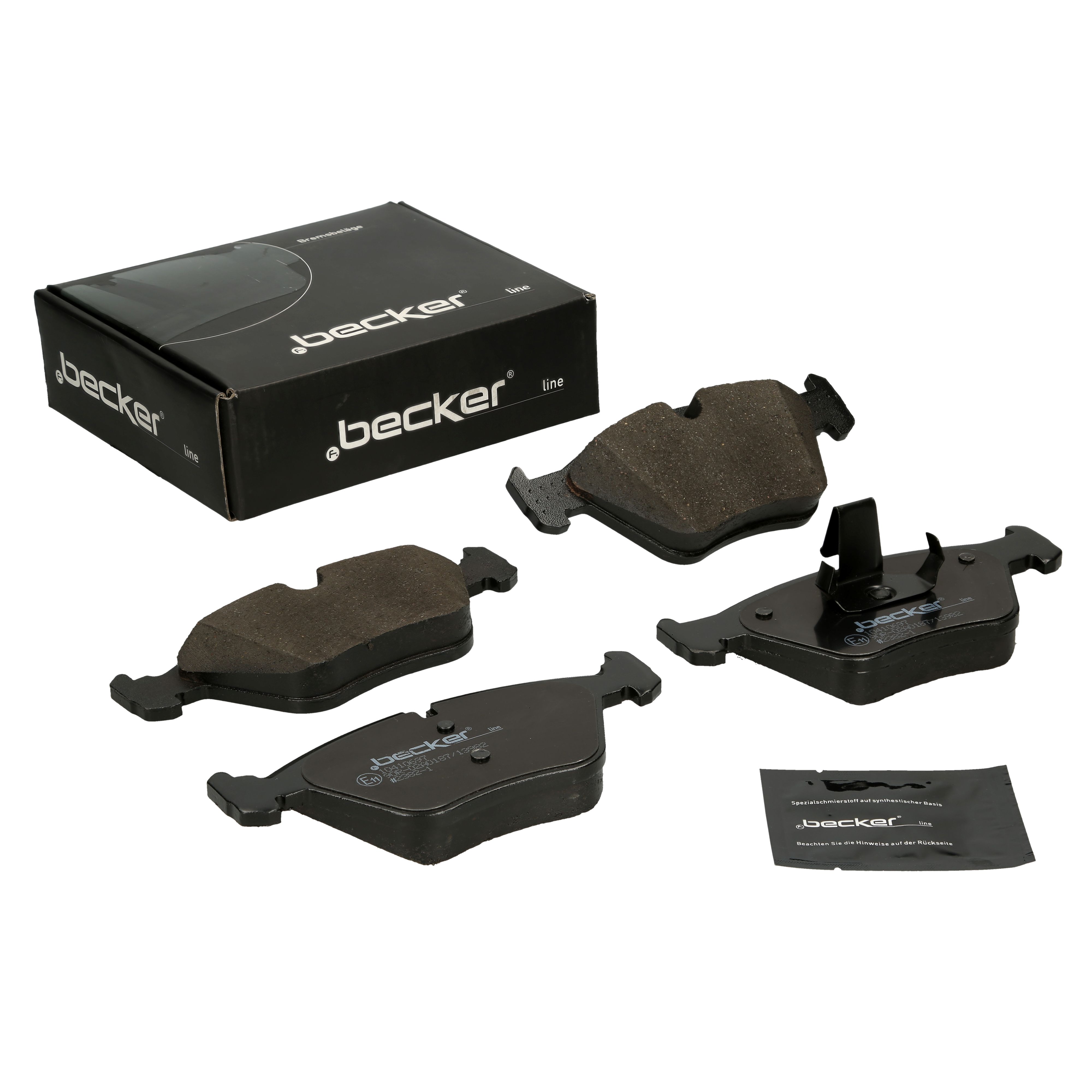 Bremsbelagsatz, Scheibenbremse | f.becker_line (104 10697)