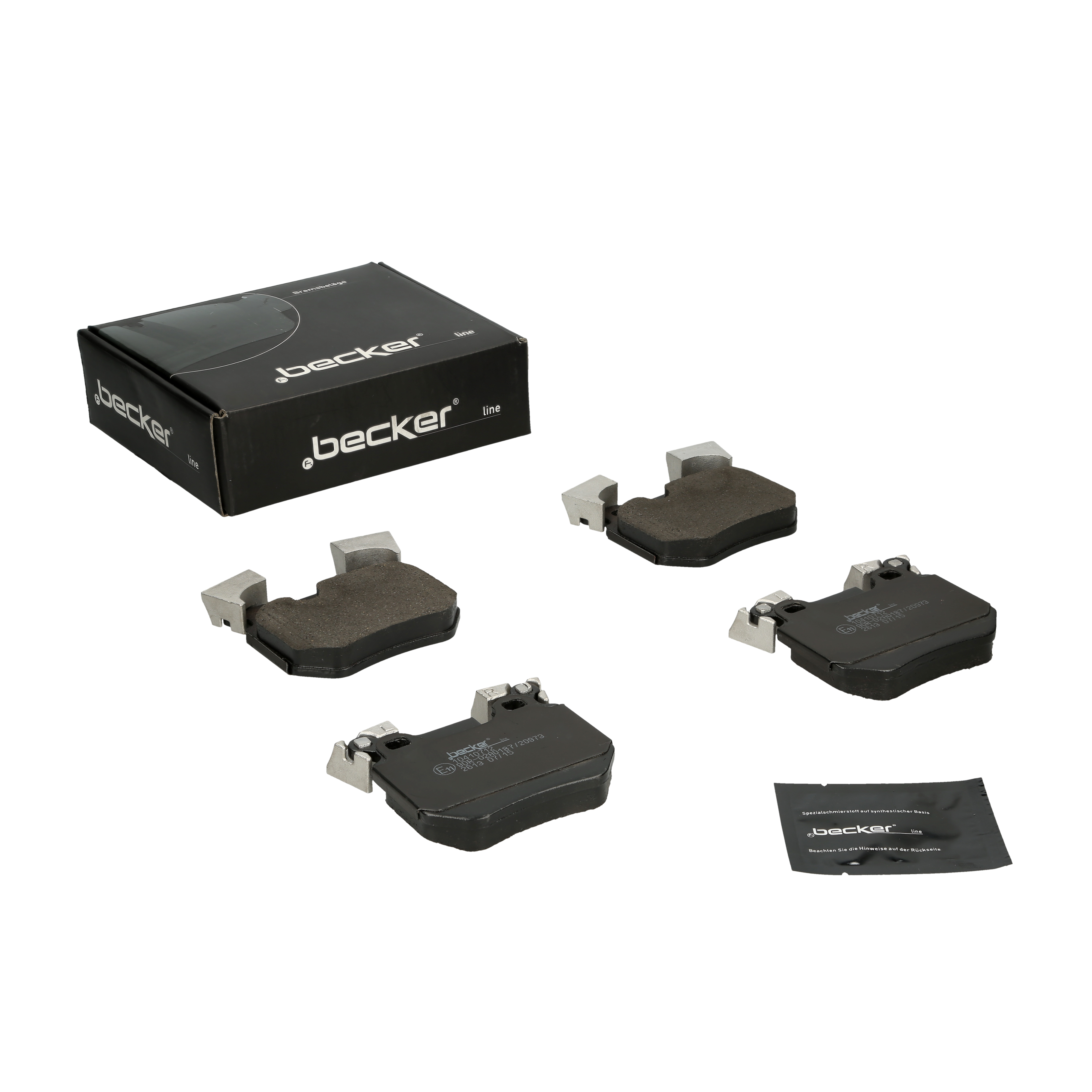 Bremsbelagsatz, Scheibenbremse | f.becker_line (104 10712)