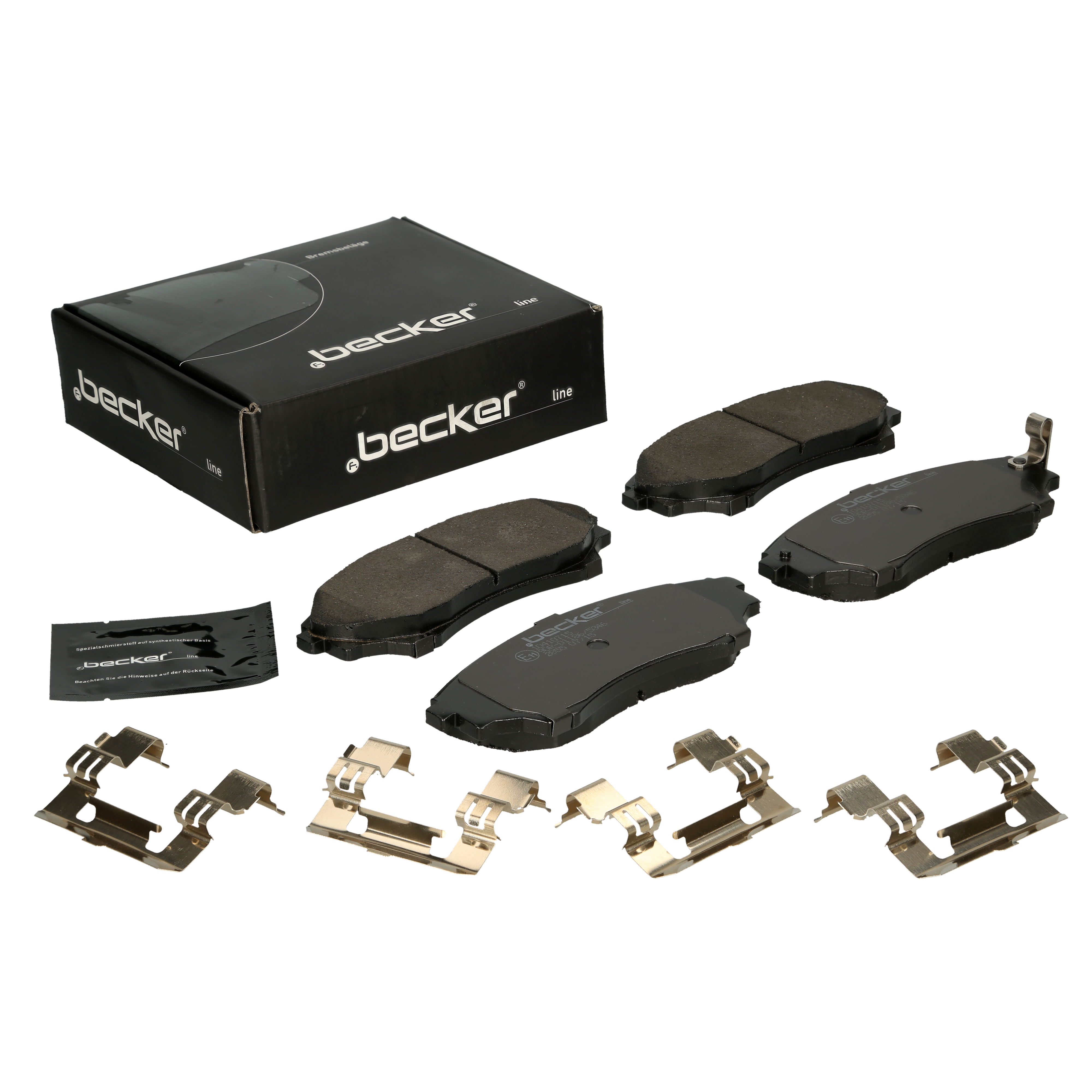 Bremsbelagsatz, Scheibenbremse | f.becker_line (104 10715)