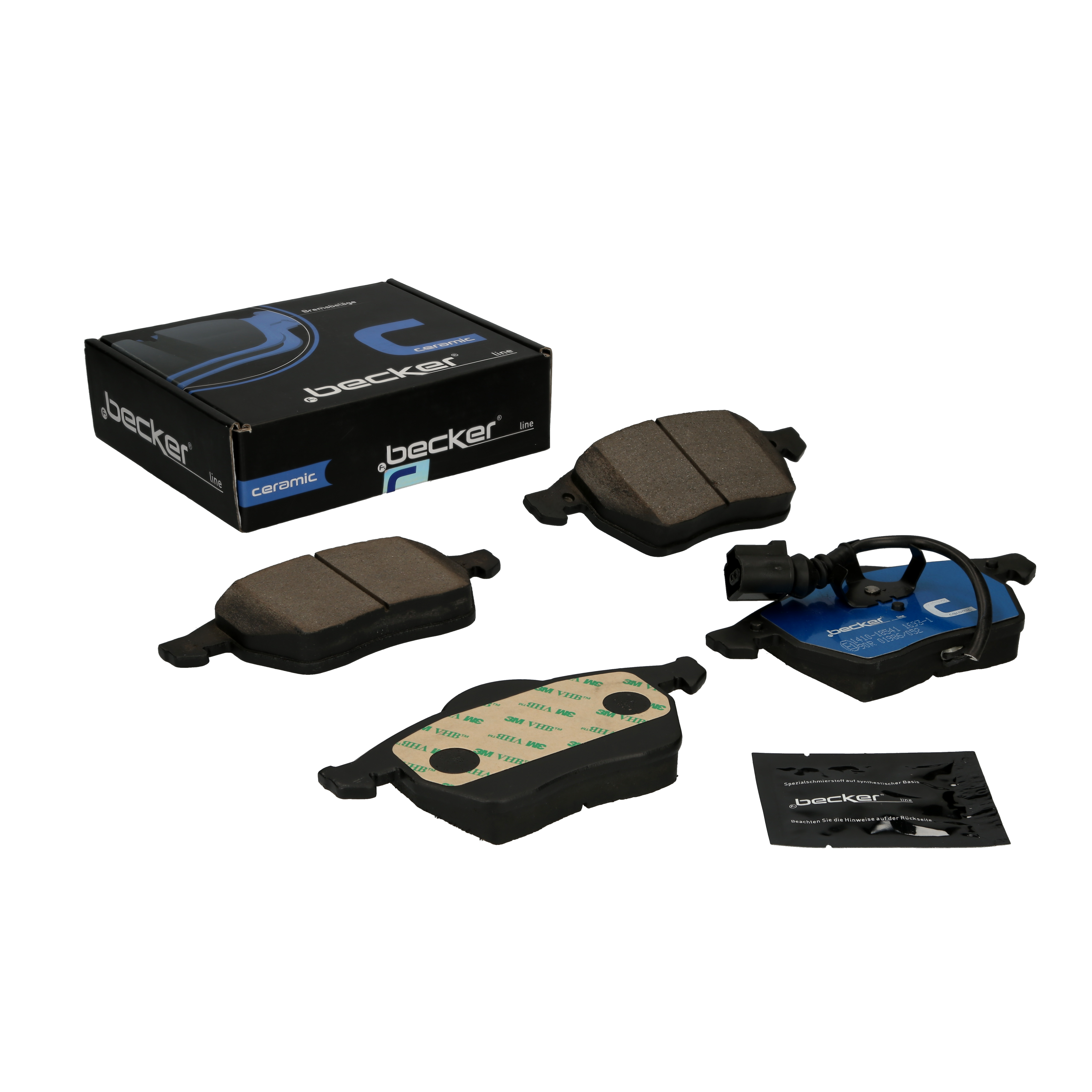 Bremsbelagsatz, Scheibenbremse 'Ceramic' | f.becker_line (128 10010)