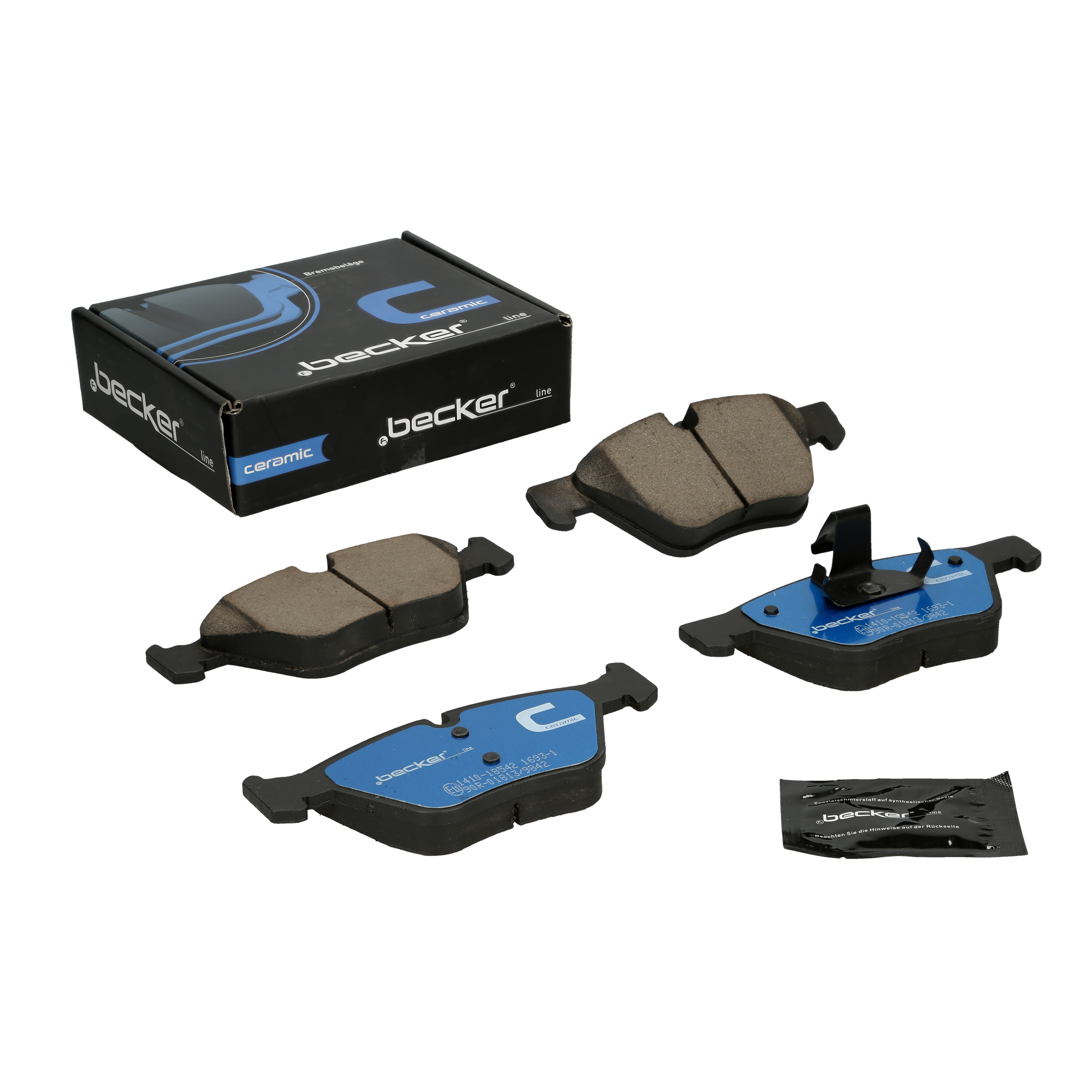 Bremsbelagsatz, Scheibenbremse 'Ceramic' | f.becker_line (128 10011)