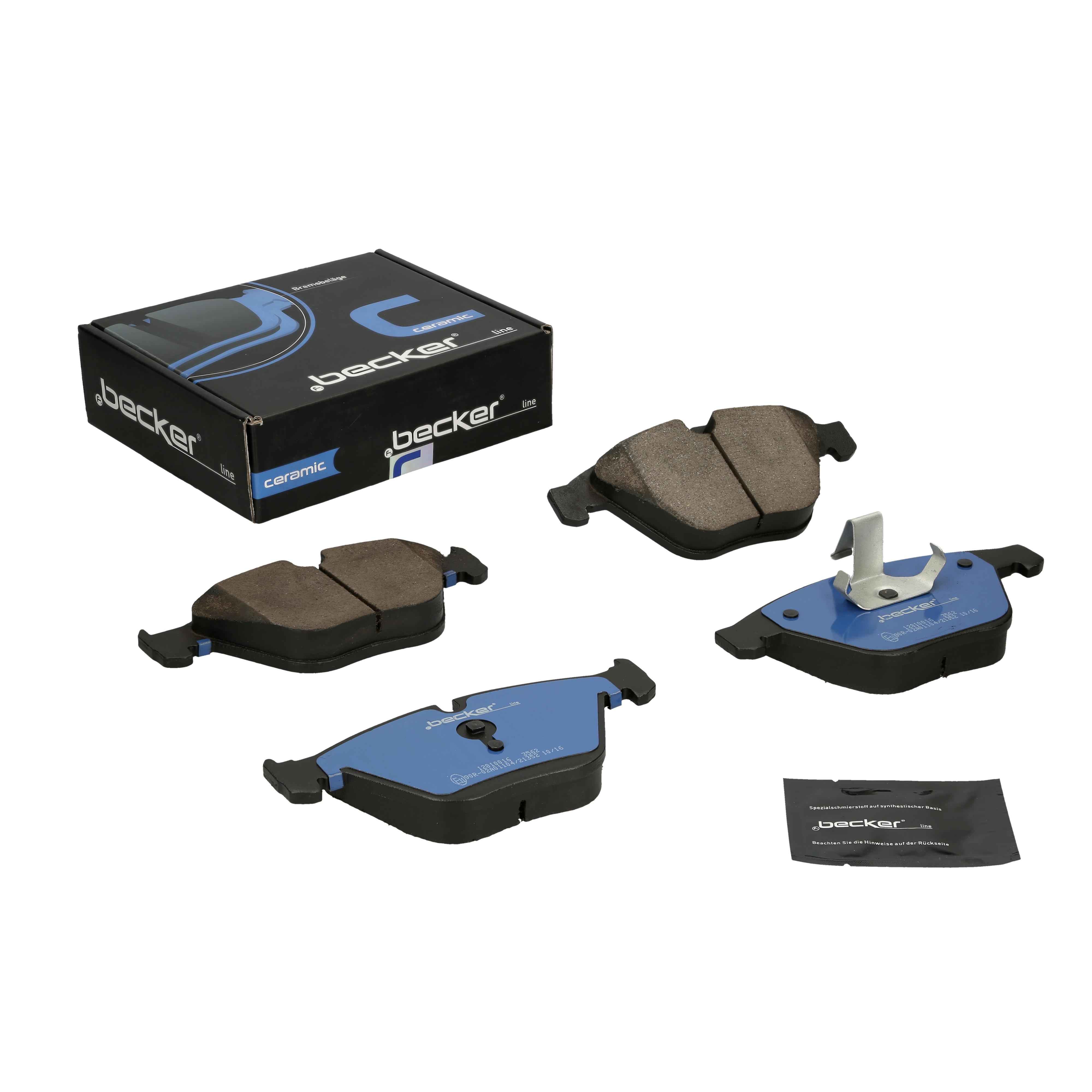 Bremsbelagsatz, Scheibenbremse 'Ceramic' | f.becker_line (128 10016)