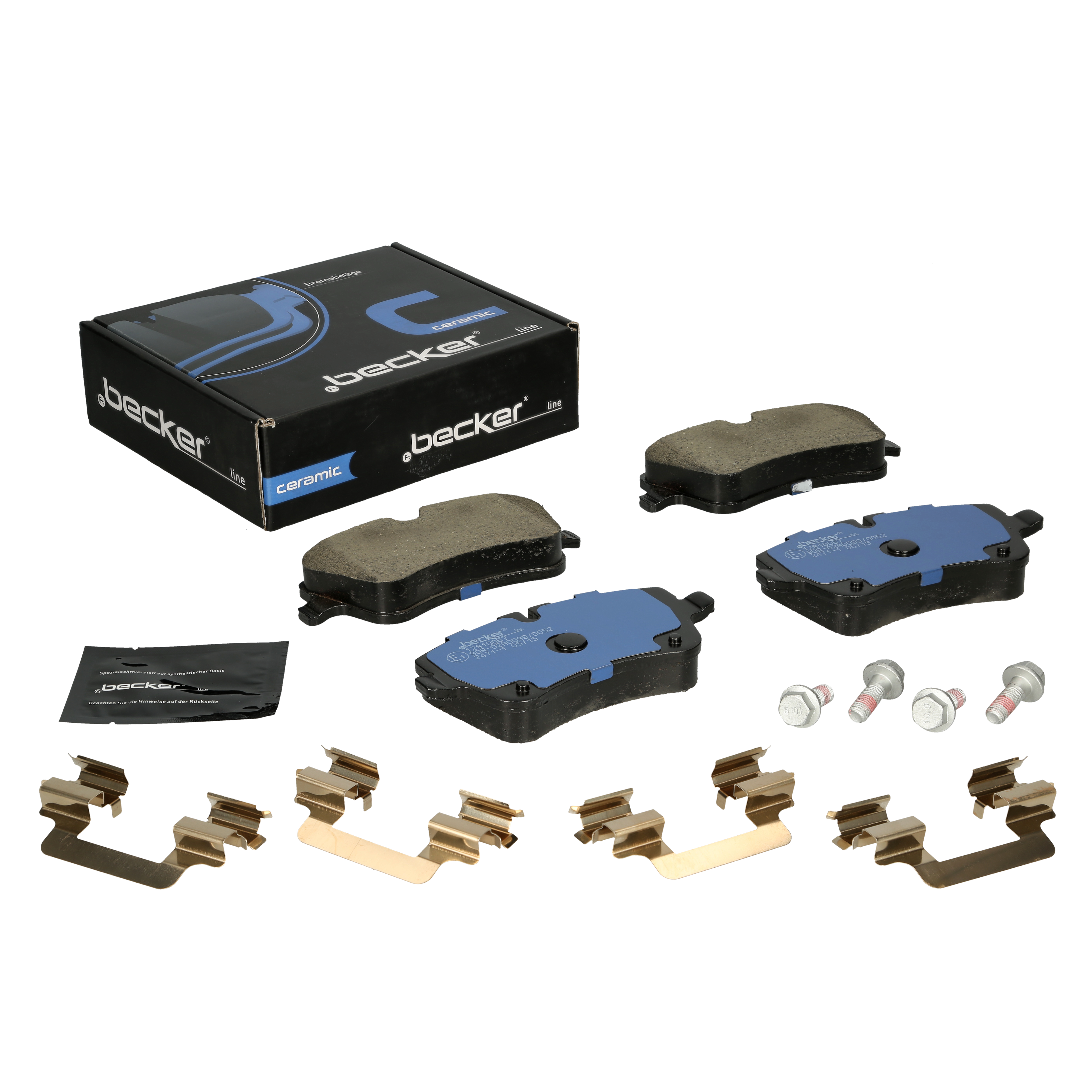 Bremsbelagsatz, Scheibenbremse 'Ceramic' | f.becker_line (128 10067)