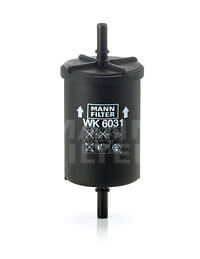 Kraftstofffilter von MANN Filter für einen Peugeot 206 Kraftstofffilter von MANN Filter für einen Peugeot 206