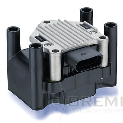 Die Zündspule transformiert die Batteriespannung auf die notwendige Zündspannung. Zündspule von Bremi